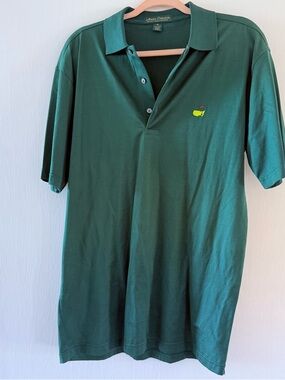 Amen Corner Masters Green Polo Shirt - Classic Collared Men’s Shirt